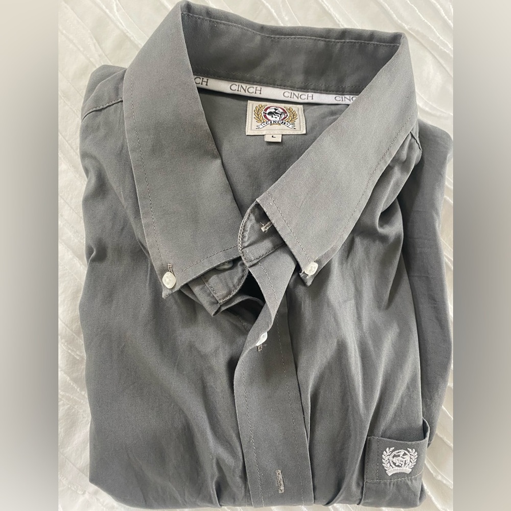 CINCH classic fit men's western long sleeve shirt